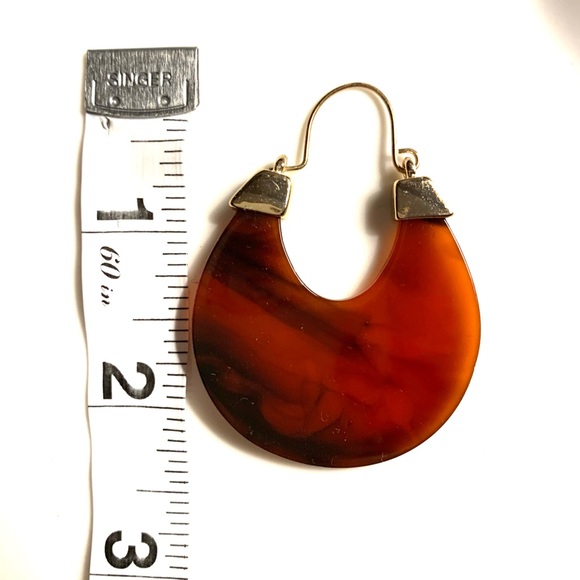 Elegant Amber Drop Earrings - Picture 5 of 5